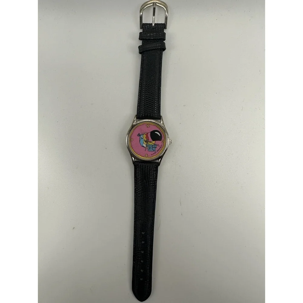 Kelloggs Vintage Toucan Sam‎ Watch New Battery 1996 33MM 7.5